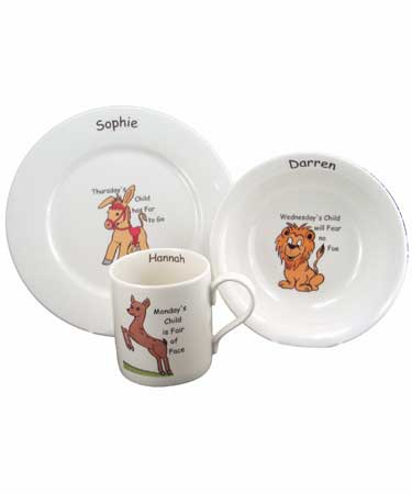 Personalised Gift BIRTHDAY BREAKFAST SET.