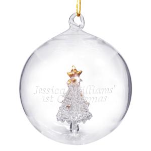 Glass Christmas Tree Bauble