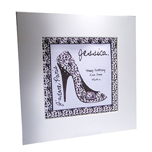 Jadore Paris Shoes Framed Canvas