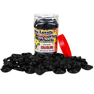 Personalised Liquorice Sweetie Jar