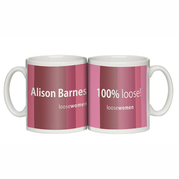 Personalised Loose Women Attitude Mugs I love