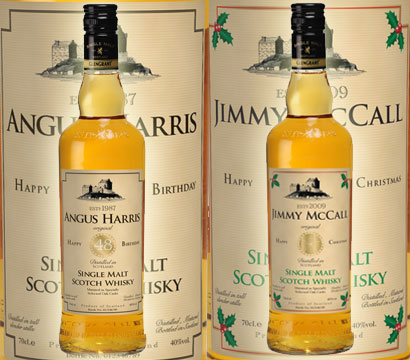 Personalised Malt Whisky