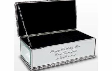 Personalised Mirrored Jewellery Box