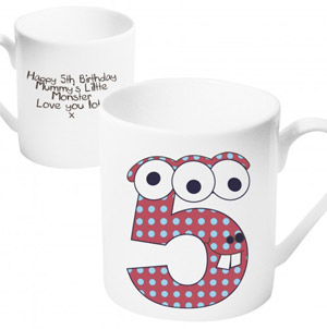 personalised Monster Age Mug