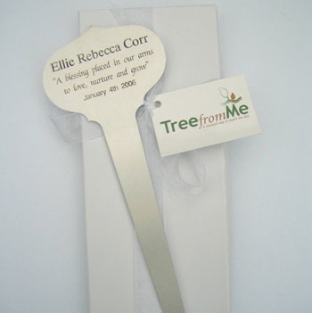 personalised Nurture Nature Plaque Voucher Gift Set