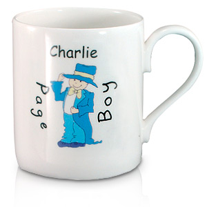 Personalised Page Boy Mug