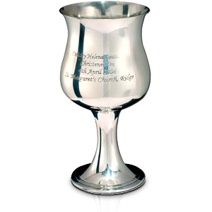 personalised Pewter Goblet