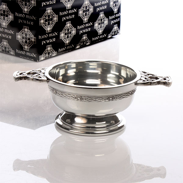 Personalised Pewter Quaich Bowl