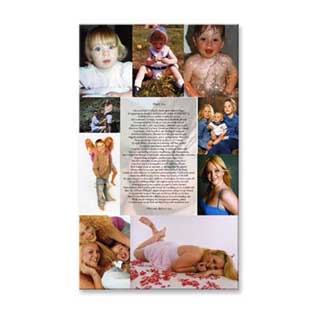 Personalised Poem & Photo Montage