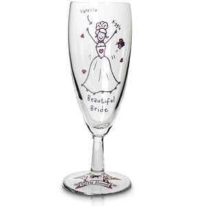 Purple Ronnie Bride Flute