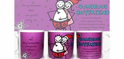 Purple Ronnie Christmas Boyfriend Mug