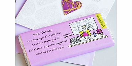 Personalised Purple Ronnie Female Teacher