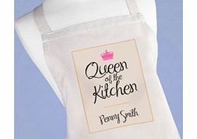 Personalised Queen of the Kitchen Apron