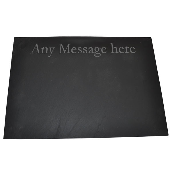 Personalised Rectangle Slate Cheese Board Medium