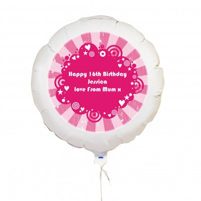 Personalised Retro Balloon