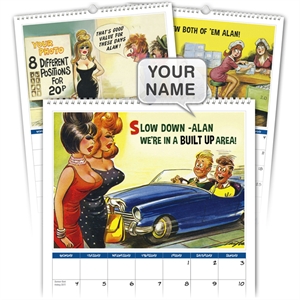 Saucy Postcard Calendar for Him