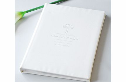 Personalised Silver Cross Photo Album with Sleeves