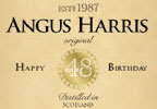 personalised Single Malt Whisky Birthday Gift