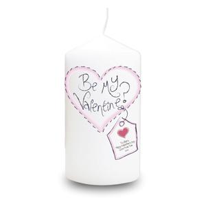 Stitch Heart Candle