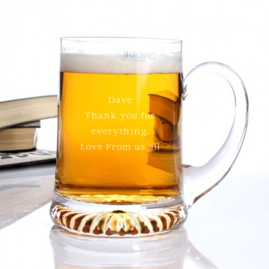 Personalised Traditional Crystal Tankard