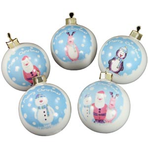 personalised Tree Baubles