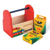 Wooden Crayola Crayon Caddy