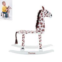 Personalised Wooden Rocking Giraffe