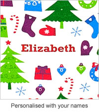 Personalised Wrapping Paper - Seasons Greetings