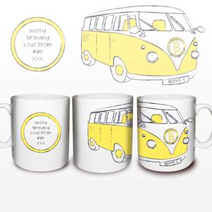 Yellow Camper Van Mug