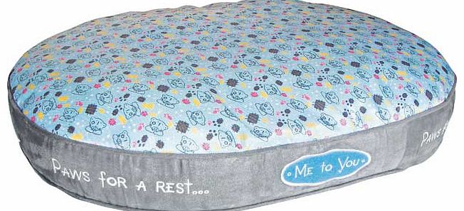 Pet Brands Me To You Super Soft Oval Dog Bed - Medium