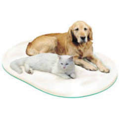 Pet Life Vetbed Mat White Oval