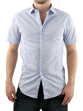 Light Blue Short Sleeved Shirt