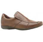 Mens Slip On Casual Shoe Tan