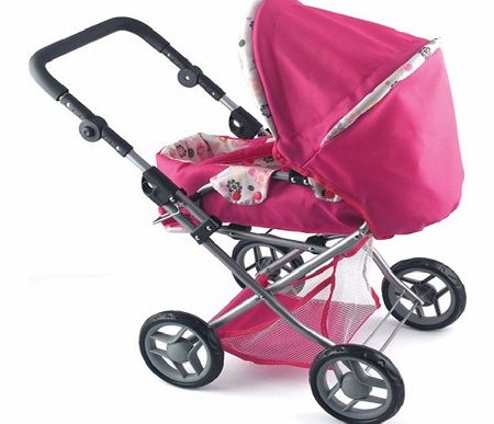 Peterkin Dolls World Deluxe Dolls Pram Pink