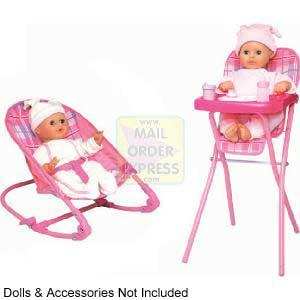 Peterkin Dolls World Highchair and Bouncer