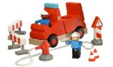 Peterkin Woody Click 0407 - Fire Engine Set