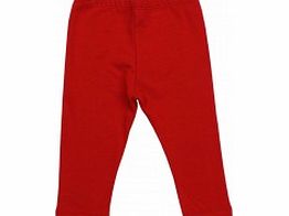 Petit Bateau Girls Red Leggings L18/D12