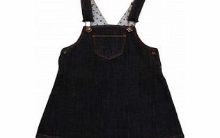 Petit Bateau Toddler Girls Denim Pinafore Dress