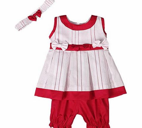 Pettigirl Baby Girls Clothing Set Dress And Pants With Headband 2Y