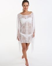 Phax, 1295[^]272996 Bari Tassel Kaftan - White