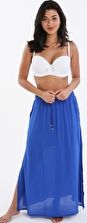 Phax, 1295[^]272959 Colour Mix Long Skirt - Blue