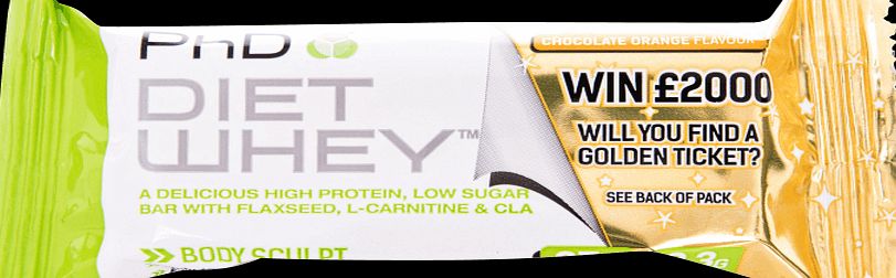 PhD Diet Whey Bar Chocolate Orange 50g 094575