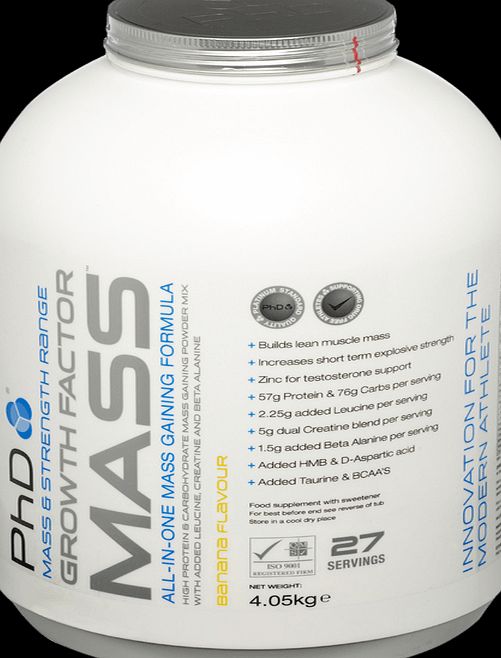 PhD Growth Factor Mass Banana 4005g Powder -