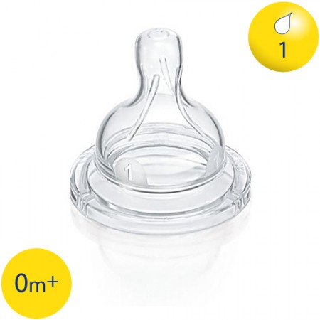 Avent 0m+ Newborn Airflex Teats 2 Pack