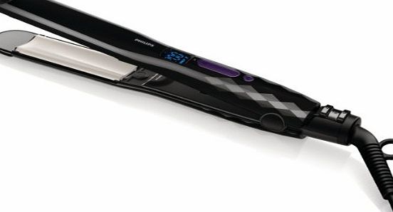 Philips Care Straight amp; Curl Straightener HP8345/00 - hair straighteners (Black)