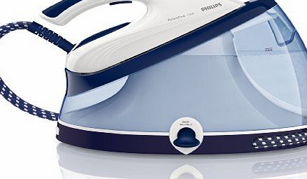 Philips GC8638/20 PerfectCare Aqua Iron Steam Generator with One Perfect Temperature and 280 g Steam Boost, 2500 ml, 2400 Watt, 5.3 Bar, Navy