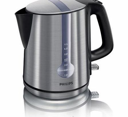 Philips HD4671/20 Brushed Metal Energy Efficient Kettle, 3000 Watt, 1.7 Litre