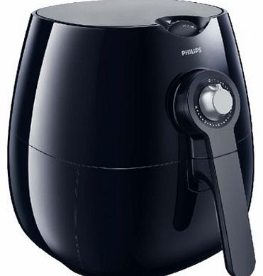 HD9220/20 Airfryer Healthier Oil Free Fryer, Black