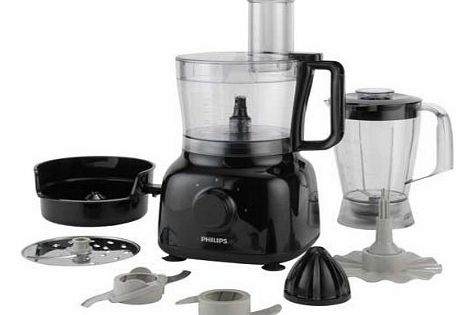 HR7629/91 Compact Food Processor - Black.