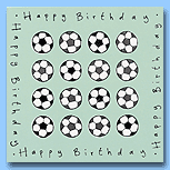 Pick and Mix Happy Birthday Football